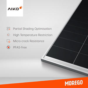 Pannello Solare Bifacciale Aiko Solar Stellar 1N+ a Doppio Vetro 640W 635W 630W 625W con <span class=keywords><strong>Telaio</strong></span> Anticorrosione - Product Image 2