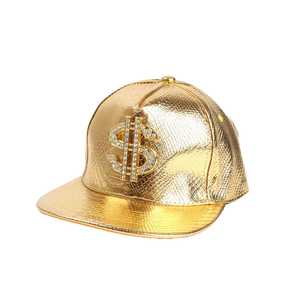 Traje de disfraces PESENAR 60s para hombres y mujeres incluye cadena de metal, gafas de sol, collar de cadena de <span class=keywords><strong>rapero</strong></span>, pulsera, gorra dorada - Product Image 4