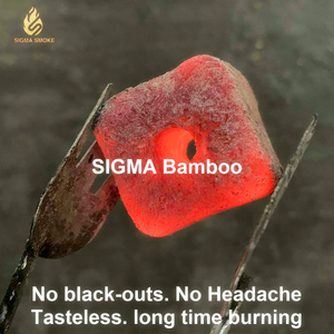 Sigma Best Bamboo Hookah Carbón de leña 2-3 horas Tiempo de combustión Sin humo Inodoro Bamboo Panda Carbón de leña 12kg - Product Image 3
