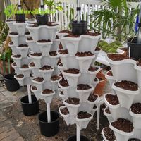 Fournitures de jardinage Green House Systèmes hydroponiques d'intérieur Pots de plantes Pots de fleurs