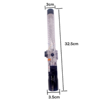 Bâton Électrique Multifonctionnel LED à Télécommande, Lumières Stroboscopiques d'Avertissement pour Contrôle de la Circulation avec Laser
