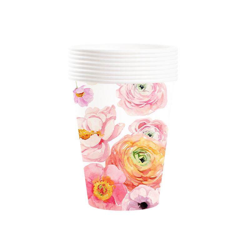 vaso de papel*8 unidades