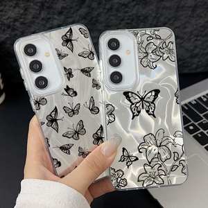 Custodia a Farfalla per <span class=keywords><strong>Samsung</strong></span> Galaxy S26 S23 Ultra S25 Plus S24 FE A37 A57 A56 A55 A54 A25 A34 A16 5G, <span class=keywords><strong>Cover</strong></span> per Telefono in TPU Laser Camlet - Product Image 1