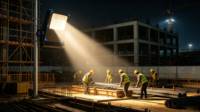 Reflector LED de Alta Luminosidad de 50W IP65 de Aluminio, 6500K Blanco Cálido, 7500lm, Ligero, para Jardín, Paisajismo, Estadio, OUTLUX E049
