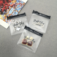 Logotipo personalizado pendiente collar anillo embalaje bolsa transparente joyería Ziplock Zip Lock cremallera plástico Pvc Wbusinessspvc reciclable