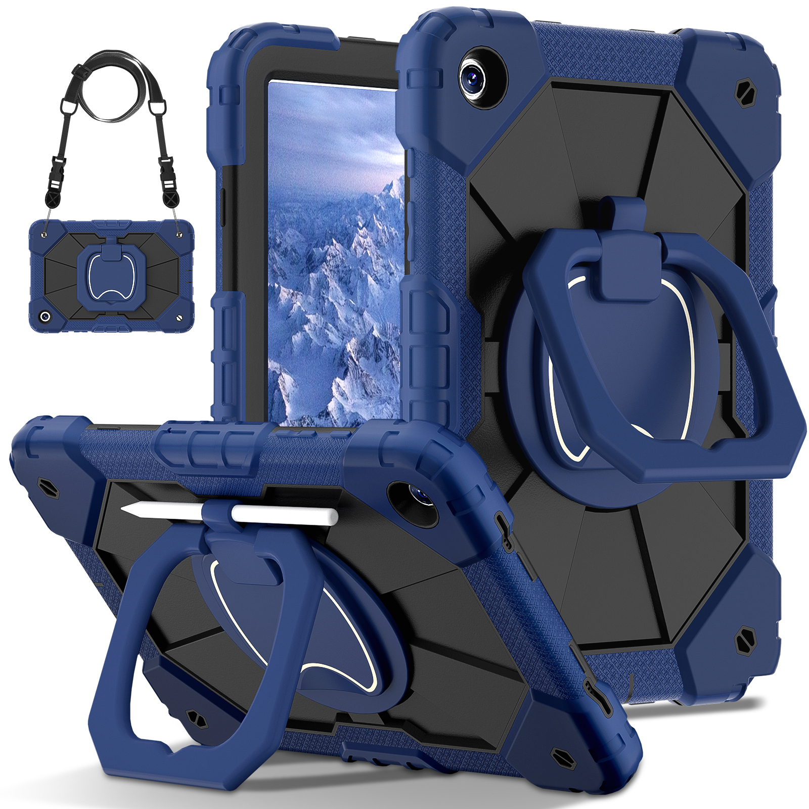Bleu marine + Noir