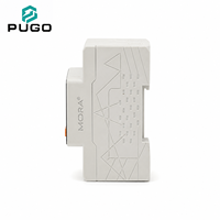 Relais de protection triphasé sur rail DIN PUGO PLS-888 4P 63A 380V 3NO avec contact en cuivre et bornes à vis pour alimentation CA