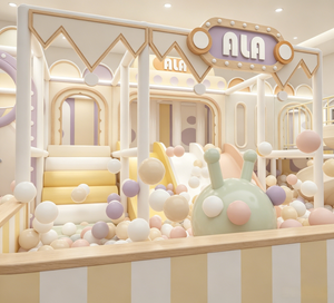 Set di Scivoli per Bambini Lavender Pastel Town per Centri Commerciali e Parchi Giochi al Coperto - Product Image 1