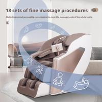 Sillón de Masaje de Lujo 4D Shiatsu de Gravedad Cero para Cuerpo Completo 2026 con Riel SL, Airbag para Pies y Piernas, Música Bluetooth, Reclinable Inteligente y Compresión Caliente
