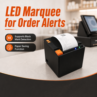 Imprimante thermique de reçus POS 80 mm avec USB, LAN, série, sans fil, Bluetooth, machine d'impression de factures pour petites entreprises