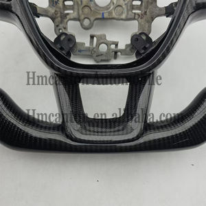 Volante de Coche de Fibra de Carbono y Cuero Perforado de Calidad al por Mayor para Honda Civic 11ª Generación - Product Image 5