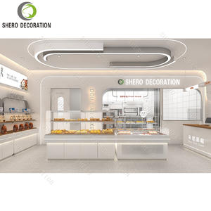 Ideas de Decoración para Panadería, Exhibidor de Pan Personalizado, Muebles de Panadería Duraderos, Mostrador de Vidrio para Exhibición de Pan - Product Image 5