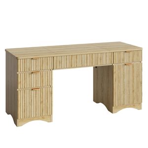 SENYU Modern <b>Wood</b> Computer <b>Desk</b> With Storage Drawers For Home <b>Office</b> Workstation - Product Image 3