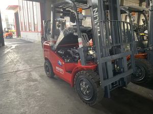 HAILIN 3.5 Ton Diesel <b>Forklift</b> Counterbalance Red Warehouse Handling Equipment Hydraulic Side Shifter Pneumatic Tires Two Stage - Product Image 6