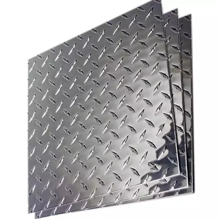 Tear Drop Chequered Ms Carbon Steel Diamond Pattern Price A36 Q235 3mm Checkered Steel Plate