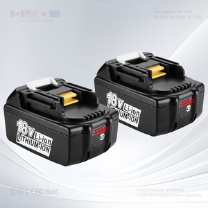 Bateria de Substituição MAK BL1860 BL1820 18V 6.0Ah de Alta Capacidade Recarregável com Proteção BMS e Indicador LED - Product Image 1