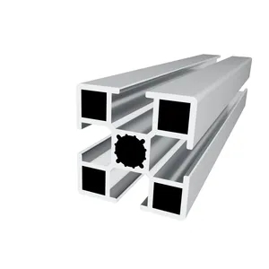 Fabricante 6063 personaliza perfil de alumínio extrudado 4040 para sistemas de estrutura de alumínio T