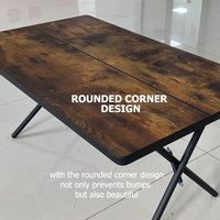 Vente directe d'usine, table de pique-nique pliable en aluminium légère et moderne, meubles d'extérieur pour le camping, résistants aux intempéries