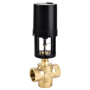 Válvula Reguladora Eléctrica de Latón de Dos Vías DN20 Roscada Ajustable para Control de Agua - Product Image 1