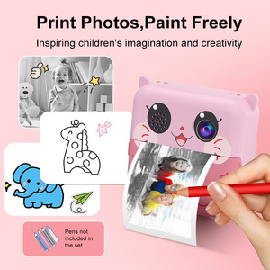 Máy ảnh in ảnh tức thì dễ thương cho trẻ em, máy ảnh in ảnh nhiệt cho trẻ em, có thể in ảnh - Product Image 5