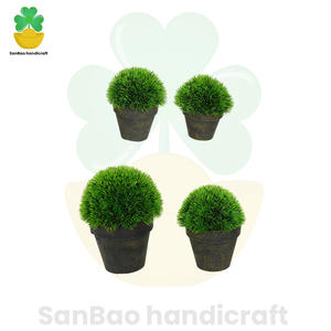 Een Mooie Dennenbolvormige Gepotte Kunstplant - Product Image 6