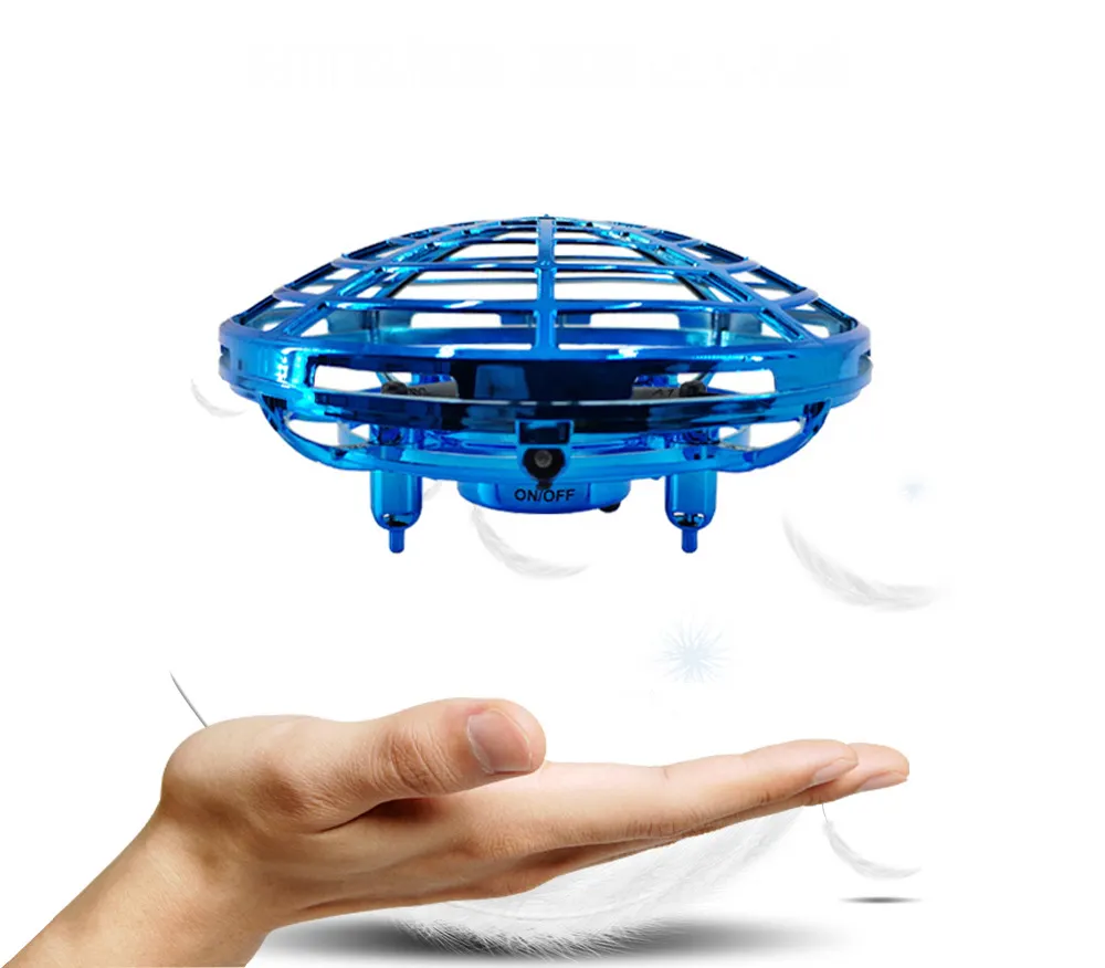 Мини летающий анти-столкновение волшебный ручной контроль мини индукционный летающий шар НЛО Дрон игрушка