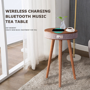 Altavoz inalámbrico de madera sólida para mesa de centro, altavoz profesional de madera sólida con dientes azules, precio más bajo, nuevo - Product Image 2