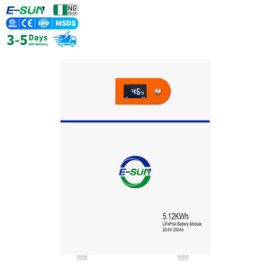 แบตเตอรี่สำรองพลังงานแสงอาทิตย์ E-SUN 25.6V 200AH สำหรับบ้าน 5kwh รุ่น ES-WVMB-CB 25.6V200Ah LiFePO4 Cathode - Product Image 2