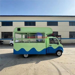 Premium Salad Trailer with Fresh Fruit Display, for Attractive Global Street Vending - Product Image 5