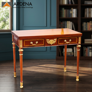 Ardena European Classic Antique Mahogany Wood <b>Office</b> <b>Tables</b> Durable Traditional Custom Size Solid Furniture Commercial Use - Product Image 3