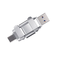 USB3.0 Tipe C OTG kustom baru 64gb 128gb 256gb Cle Memorias Stik Usb memori Disk kunci Pendrive Usb Flash Drive 512gb