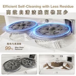 Hw1 Robotic Vacuum Cleaner 2000-2499 Pa Laser Navigation Sweeping Suction Mopping Home Use - Product Image 4