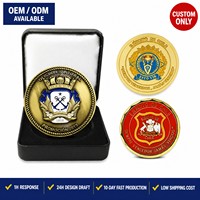 Moneda Conmemorativa Personalizada con Relieve 3D, Chapada en Esmalte, de Aleación de Zinc, para Premios Corporativos y Programas de Reconocimiento a Empleados