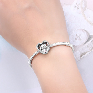 White copper "I <b>Love</b> Cute Pets" beads, unique, creative, versatile DIY <b>bracelet</b>, jewelry, accessory pendant - Product Image 6