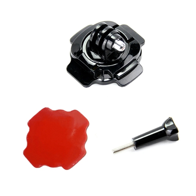 YEAH Adhesive Sticker Bicycle Motorcycle Helmet Base Mount for Gopro Hero Max, Insta360, DJI Sports Camera Accessories