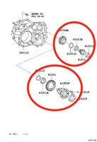 Pièces de transmission différentielle CVT K114/K115 d'occasion 2013-2021 pour Lexus