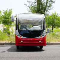 Mini buggy de bus et voiture de luxe électrique 17 places personnalisés pour les visites touristiques et les touristes 80-100KM
