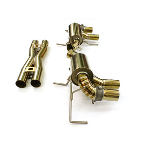 Gran oferta de escape de titanio para <span class=keywords><strong>Ferrari</strong></span> <span class=keywords><strong>Ff</strong></span>/F12 Berlinetta/812 Superfast V12 x-pipe eje con válvula silenciador trasero Catback escape - Product Image 1