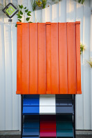 Panneaux sandwich ondulés durables à isolation thermique, tuiles de toit en plastique, matériau PVC, feuilles creuses en UPVC résistantes à la chaleur