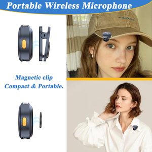 Microphone Sans Fil Q8 Top Vente 3 en 1 <span class=keywords><strong>Mini</strong></span> <span class=keywords><strong>Micro</strong></span> Cravate avec Récepteur 3.5 Type C IOS pour Smartphone Caméra Vlog en Direct - Product Image 4