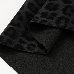 Động vật Trung Quốc nhà máy 4 cách căng Leopard mô hình tổng hợp PU da vải cho hàng may mặc - Product Image 4
