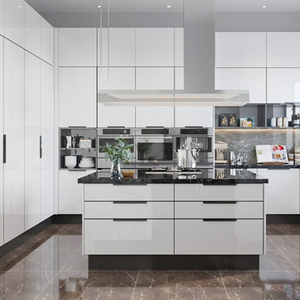 Mobili da Cucina <span class=keywords><strong>Bianchi</strong></span> Lucidi Personalizzati, Fornitore di Armadi da Cucina Moderni Lucidi, Set di Mobili da Cucina <span class=keywords><strong>Bianchi</strong></span> per la Casa - Product Image 6