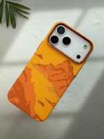 Étui de téléphone orange vibrant pour iPhone 18 Pro Max, étui de téléphone magnétique puissant pour 18 Air avec cadre d'objectif en alliage de titane
