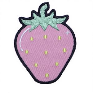 Patchs brodés personnalisés en gros, roses, à coudre ou à repasser, pour sacs à dos et vêtements <span class=keywords><strong>de</strong></span> filles - Product Image 1