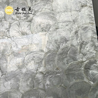 Mosaïque de coquillages de capiz naturels au design moderne pour les murs de hall d'hôtel, les crédences de cuisine, les murs de douche de salle de bain, les intérieurs