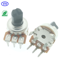 Échantillons gratuits yh alps RK12 alpha RV12 cts potentiomètre radio 10k 20k 100k 200k 250k 500k 1M linéaire 12mm potentiomètre rotatif