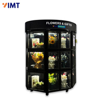Distributeur automatique de fleurs intelligent en acier inoxydable avec support SDK de réfrigération et système de gestion cloud
