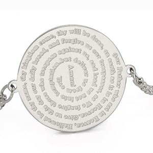 Pulsera de Oración con Versículo Bíblico Myshape para Mujer, Joyería Cristiana, Medalla con Moneda, Amuleto, Acero Inoxidable, Regalo Religioso - Product Image 6
