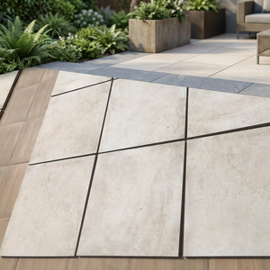 Baldosas de Porcelana para Patio de Grado Comercial, 2 cm de Grosor, 600x600 600x900 mm, Resistentes, para Exteriores, Diseño Cotto Crema - Product Image 2