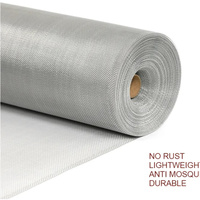 Moustiquaires modernes en alliage d'aluminium léger, anti-rouille, pour fenêtres et portes, avec installation facile et garantie d'un an